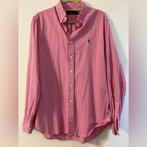 Polo Ralph Lauren Pink Check Button-down Shirt